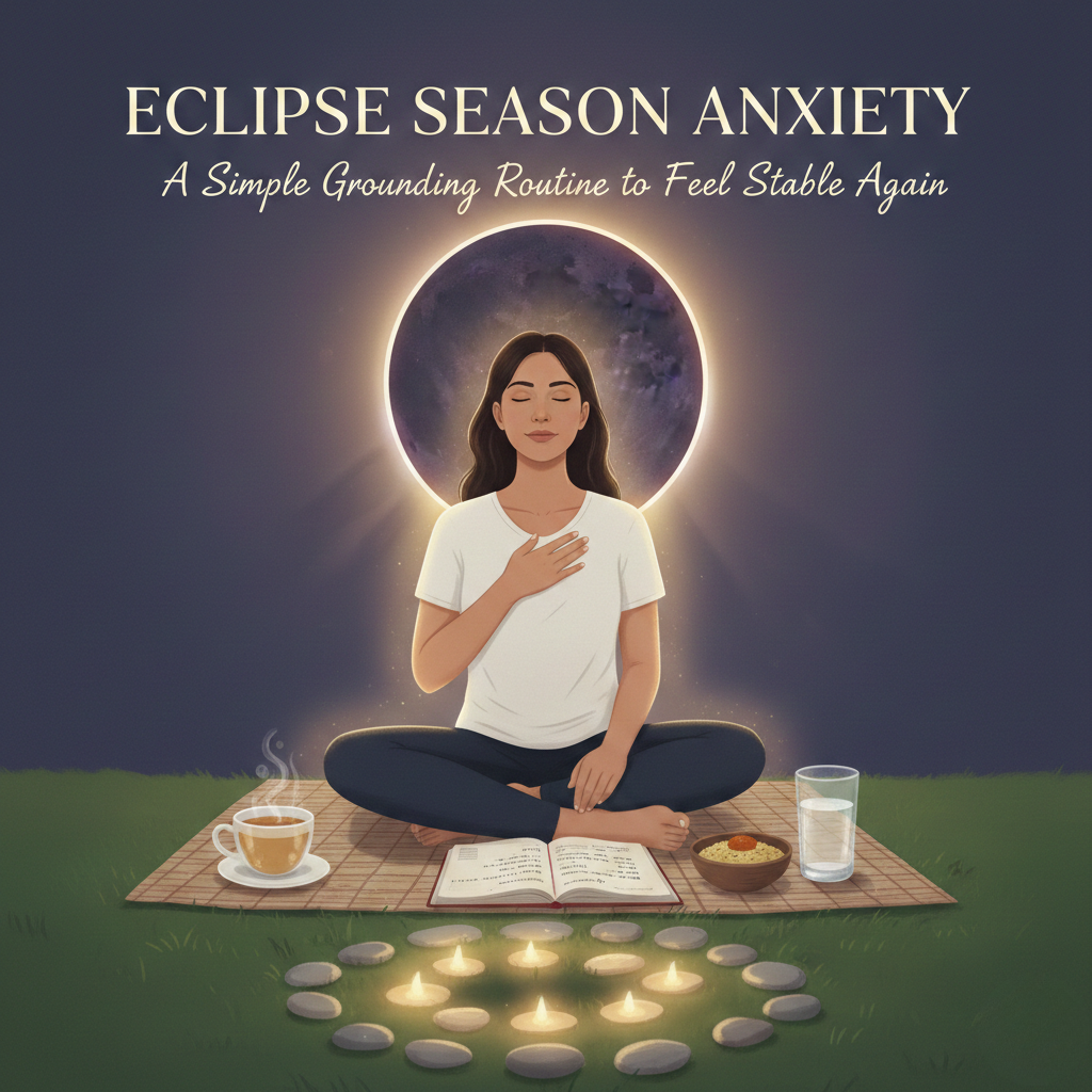 Eclipse season anxiety? A grounding routine (non-superstitious)
