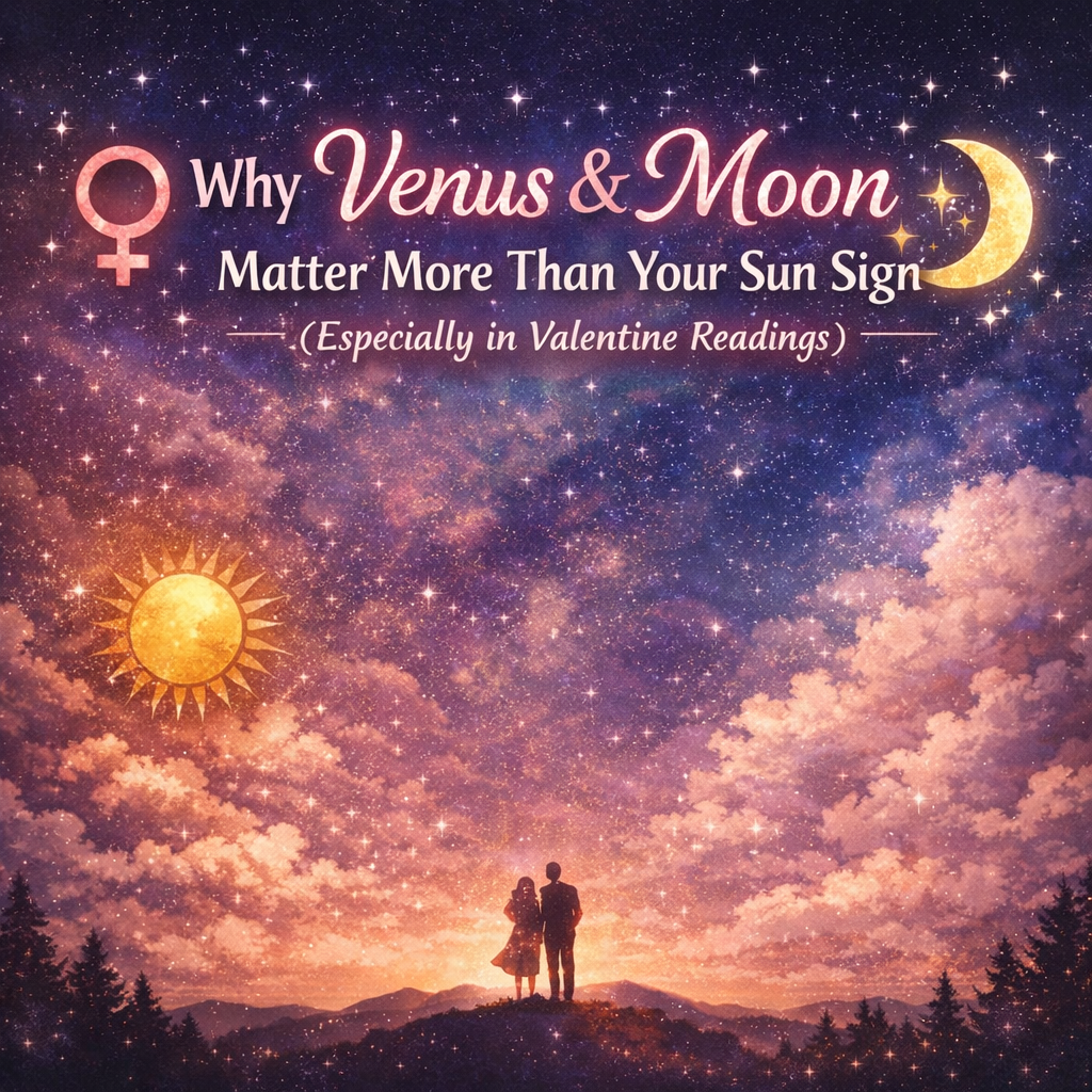 Why Venus and Moon Matter More Than Your Sun Sign (Especially in Valentine Readings)