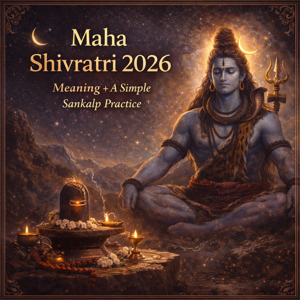 Maha Shivratri 2026: Meaning &amp; A Simple Sankalp Practice