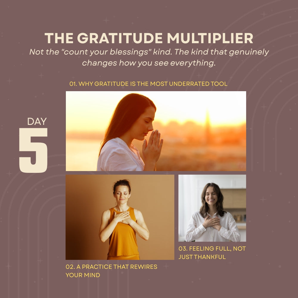 Recenter Your Spirit: A 7 Day Journey from Static to Stillness