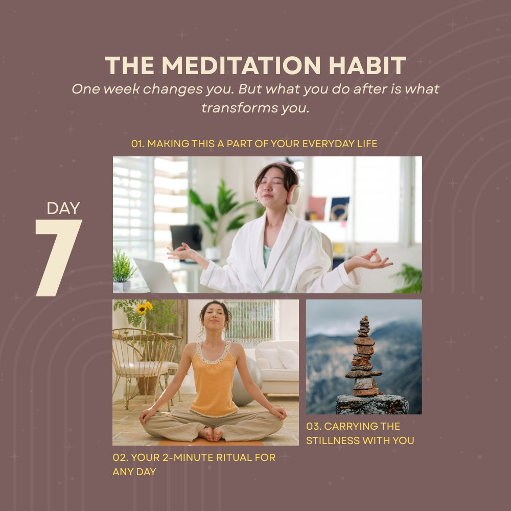 Recenter Your Spirit: A 7 Day Journey from Static to Stillness