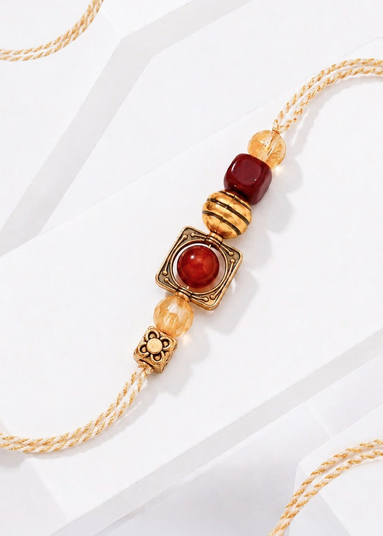 Red Jasper Rakhi