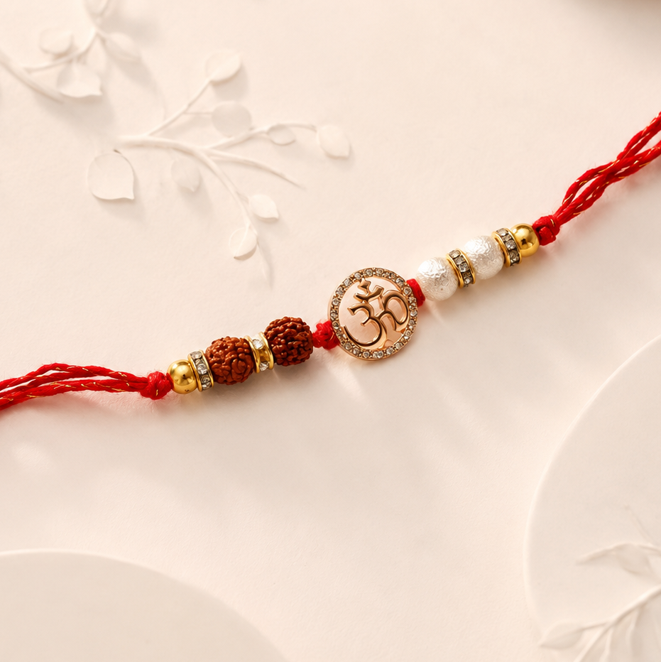 Embellished Om Rakhi