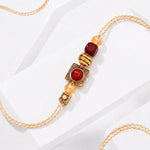 Red Jasper Rakhi