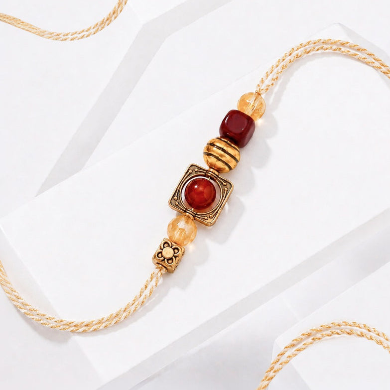 Red Jasper Rakhi