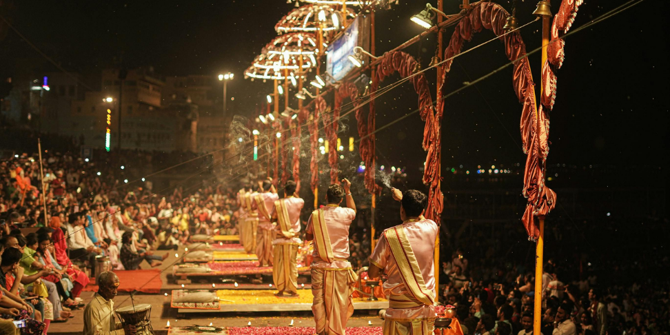 Ganga Aarti  Dashashwamedh Ghat, Varanasi