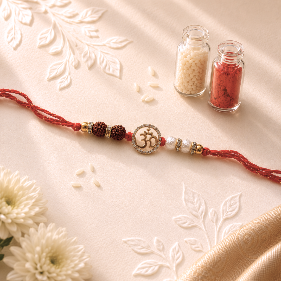 Embellished Om Rakhi