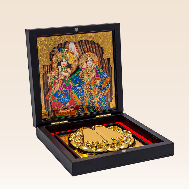 Radha Krishna 3D Puja Box