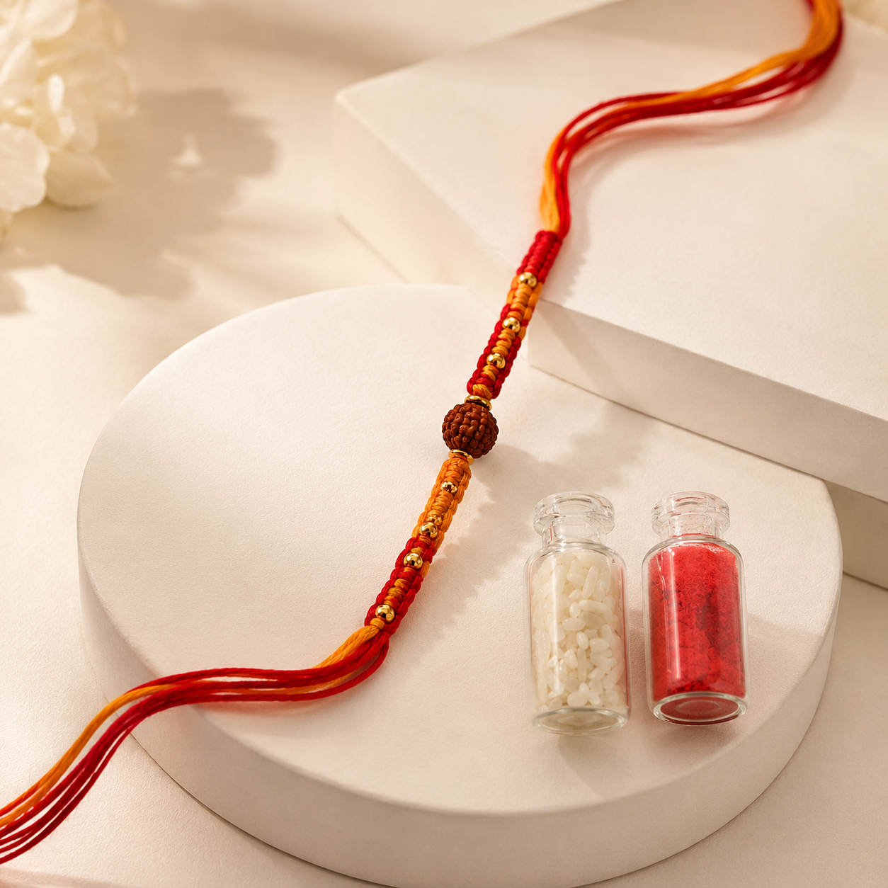 Single Rudraksh Rakhi