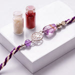 Amethyst with Tree of Life Rakhi