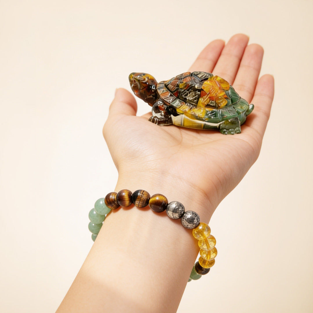 Dhan Varsha Combo ( Money Magnet tortoise + Money Magnet bracelet )