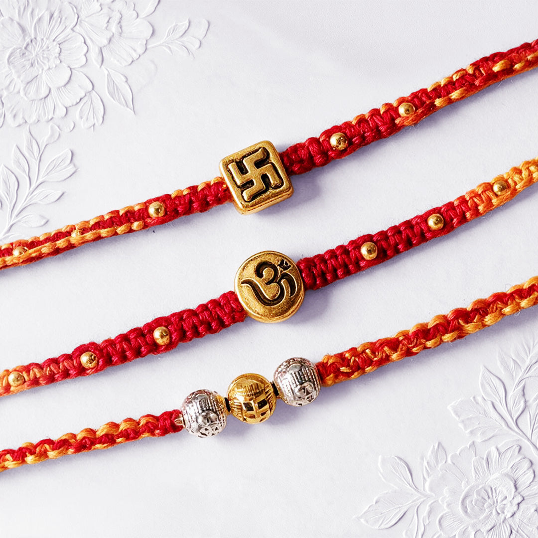 Divine Trinity Rakhi Set
