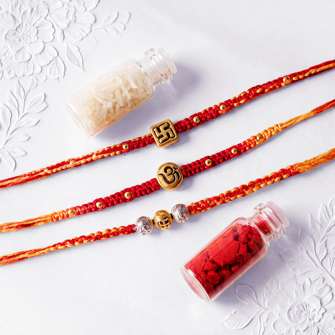 Divine Trinity Rakhi Set