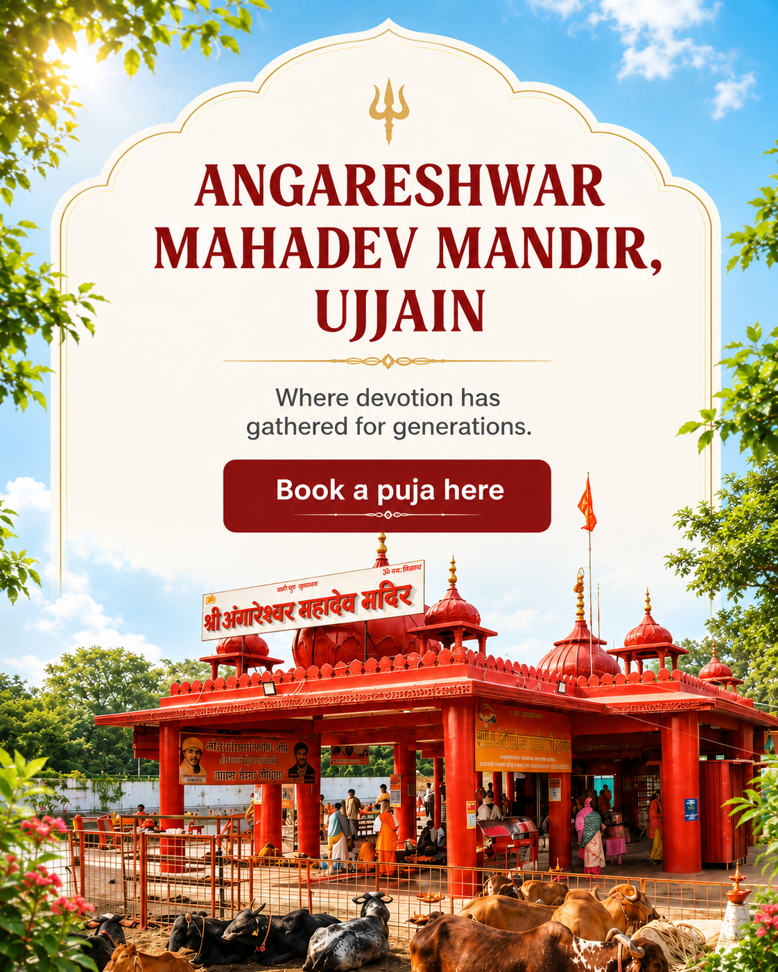 Angareshwar Mahadev Mandir, One of the Ujjain's most powerful temple for Grah Shanti