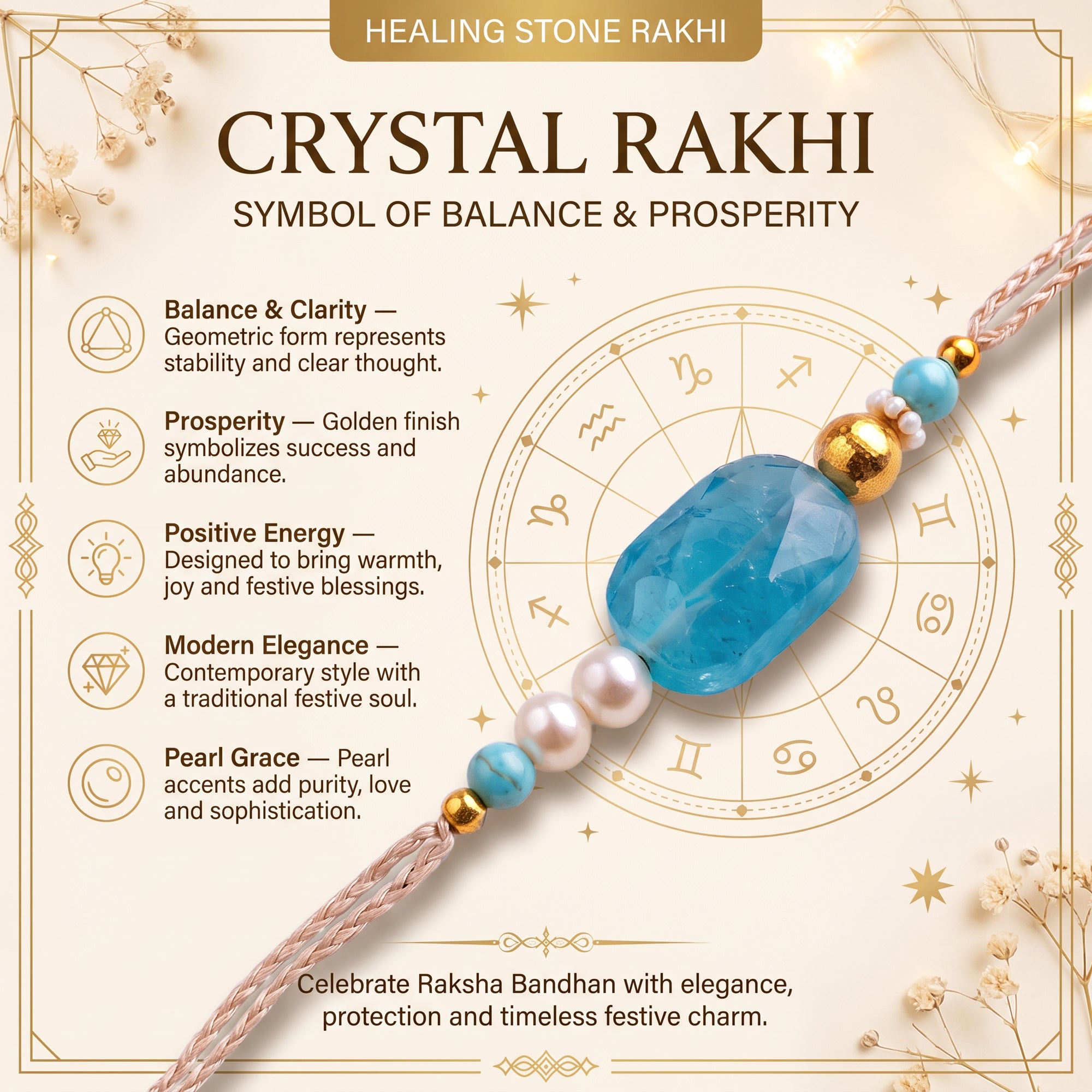 Crystal Rakhi