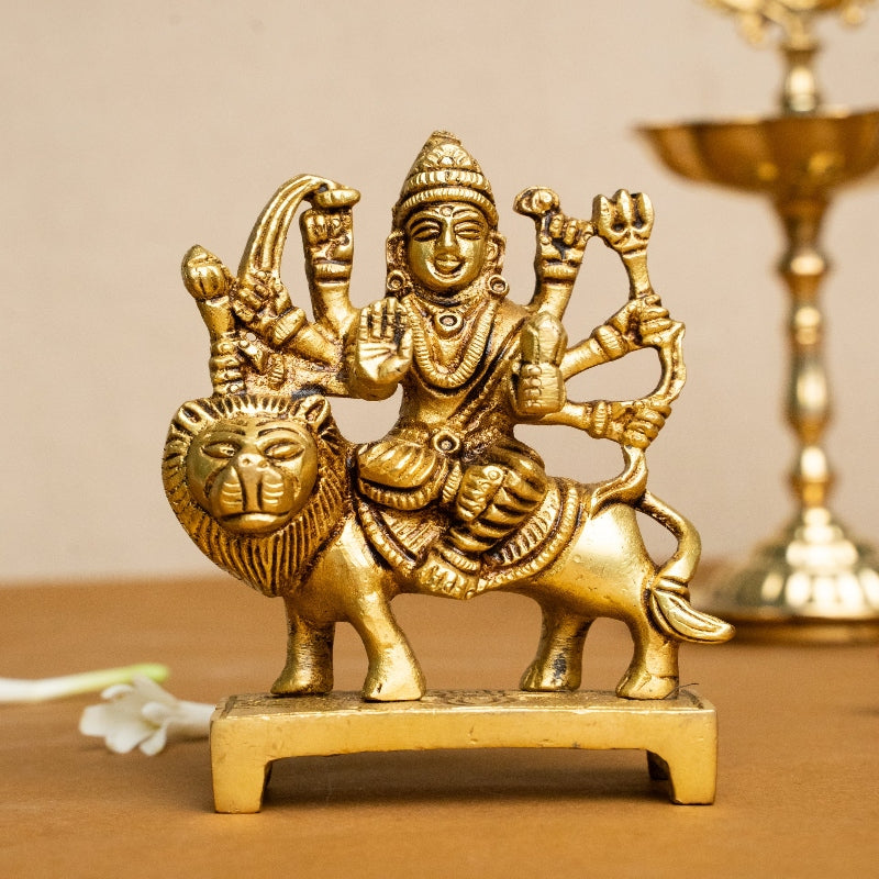 Maa Durga Murti – Brass Idol - my3ioNetra
