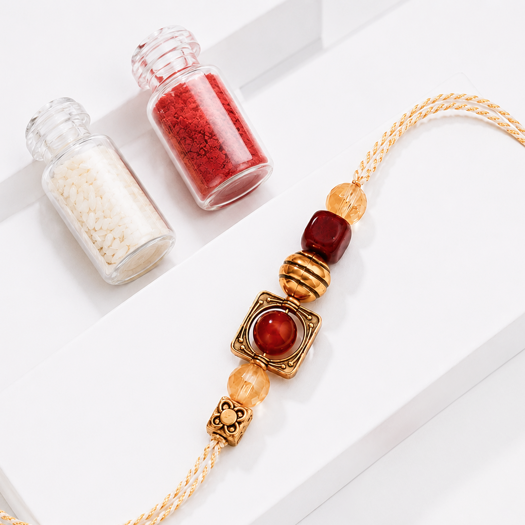 Red Jasper Rakhi