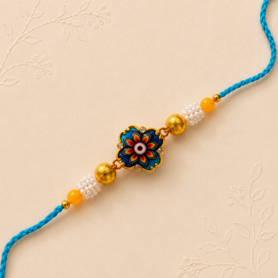 Floral Blessings Rakhi