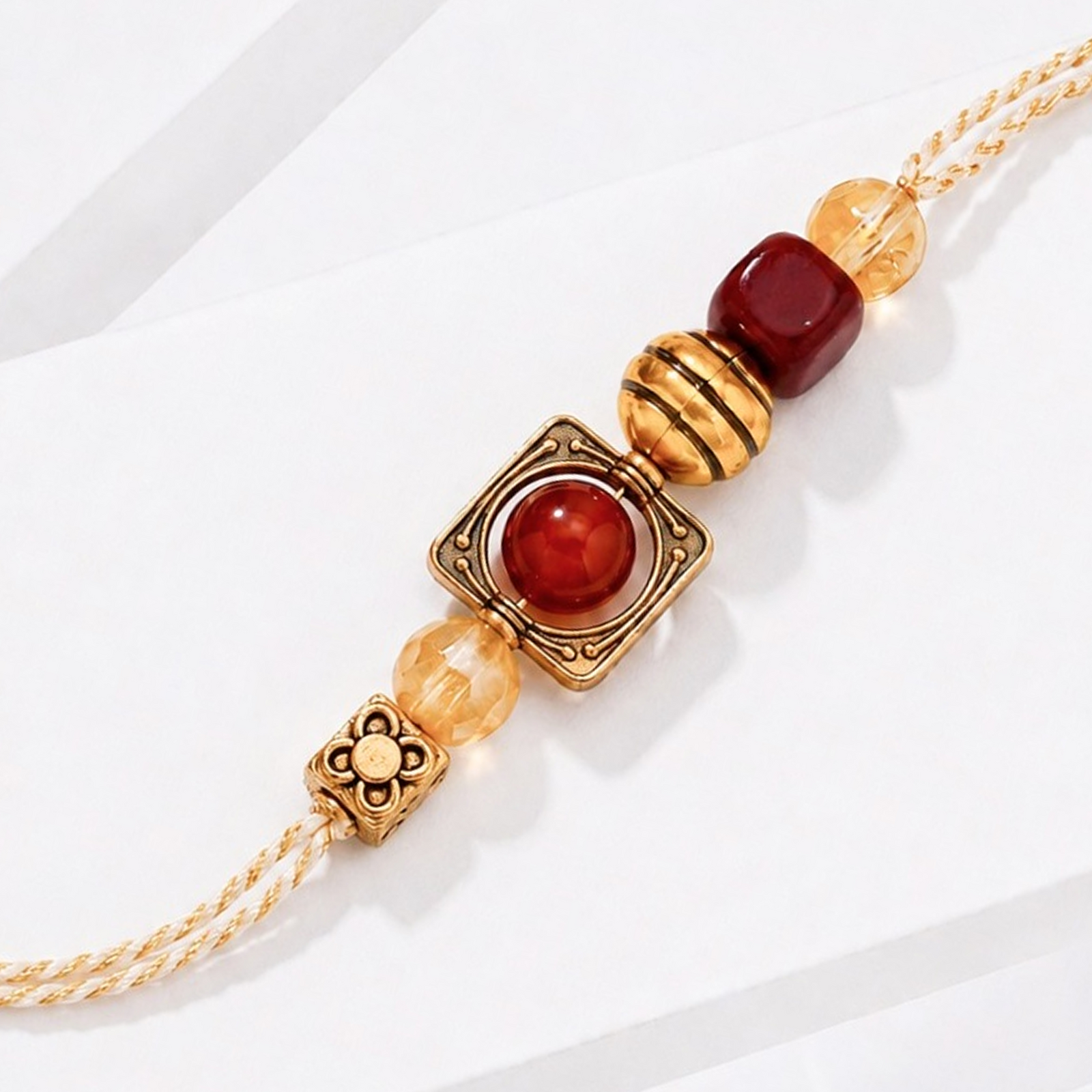 Red Jasper Rakhi