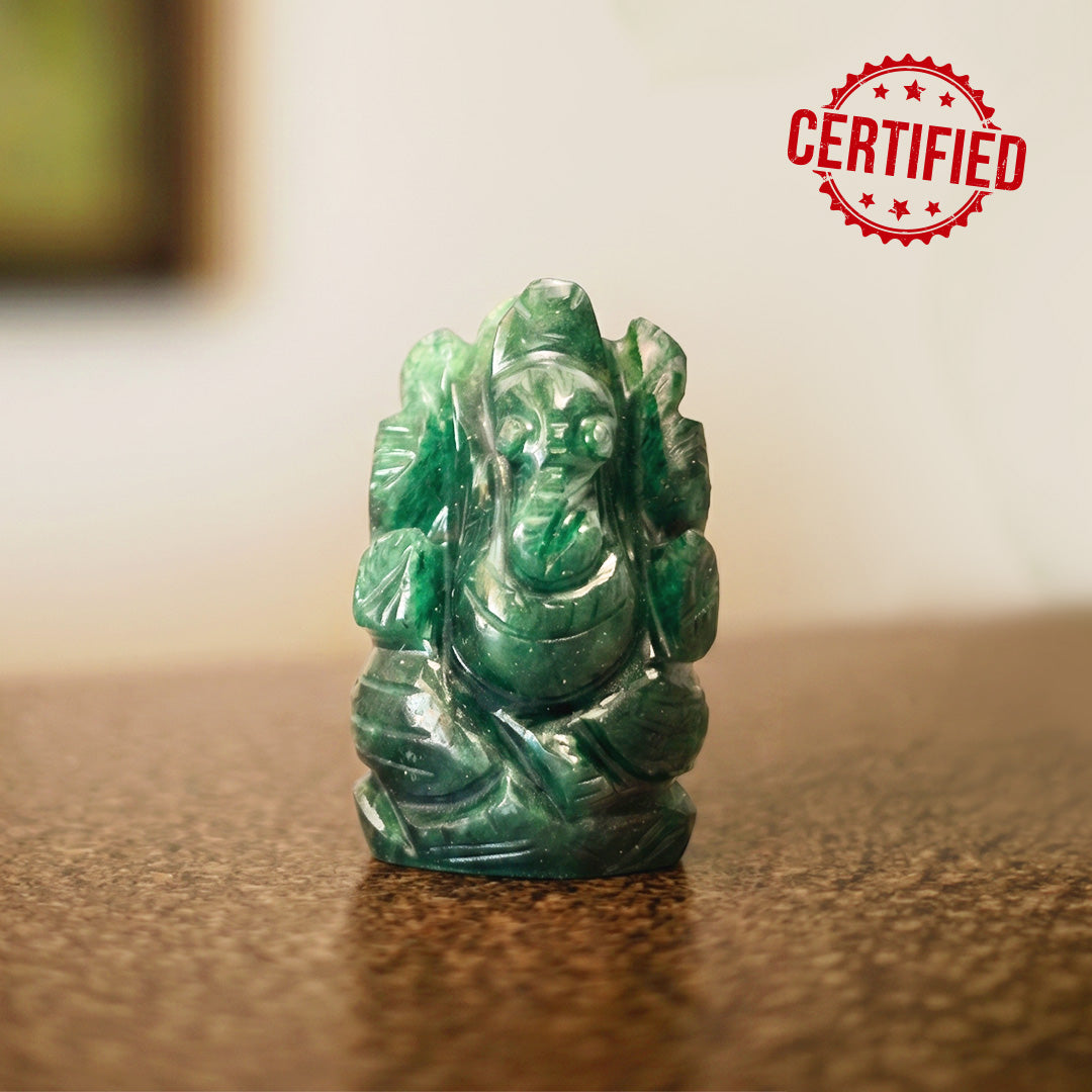 Green Jade Ganesha