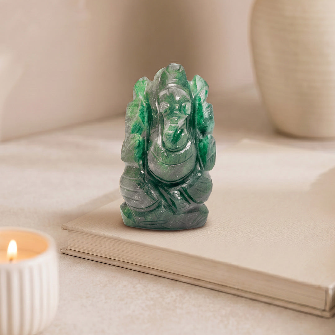Green Jade Ganesha