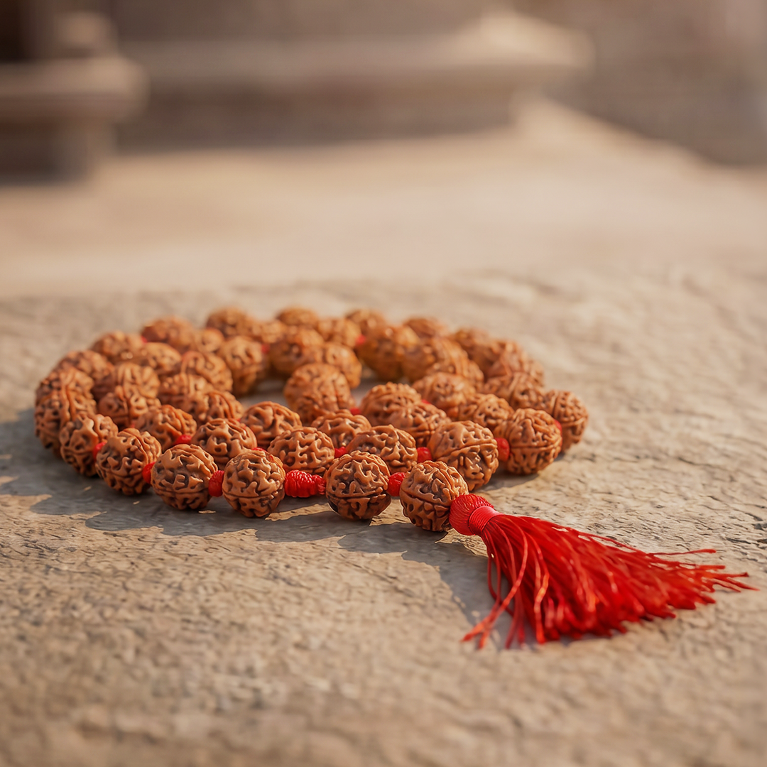 5 Mukhi Rudraksh Mala 54 Beads