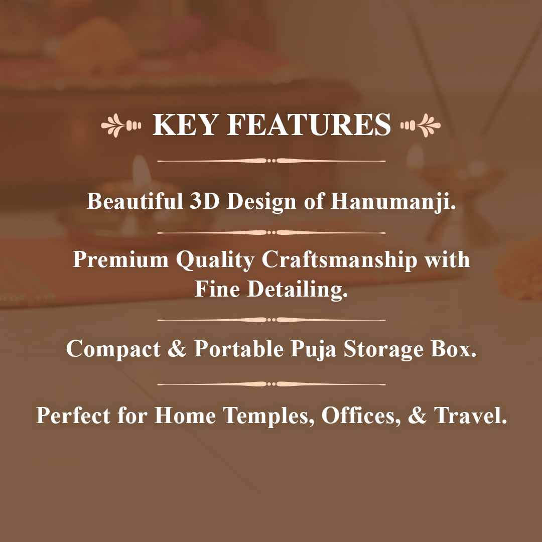 Hanumanji 3D Puja Box