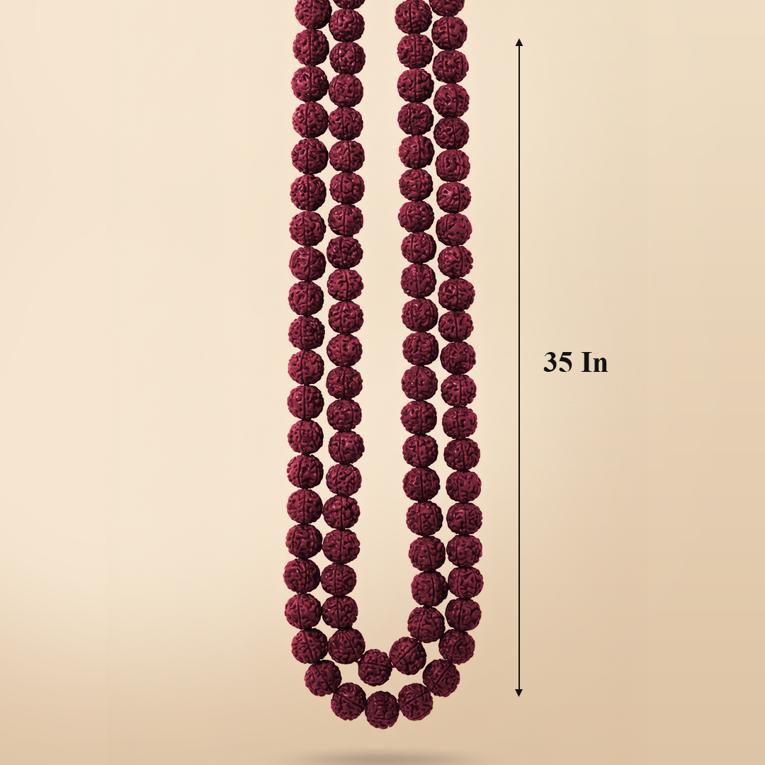 5 Mukhi Rudraksh Mala 108 Beads