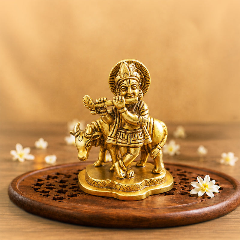 Shri Krishna & Cow Murti