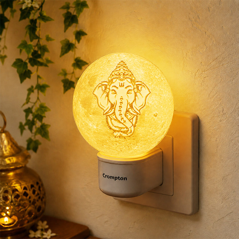 3D Ganesh Socket Lamp