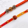 Trishakti Bead & Rudraksha Rakhi Set