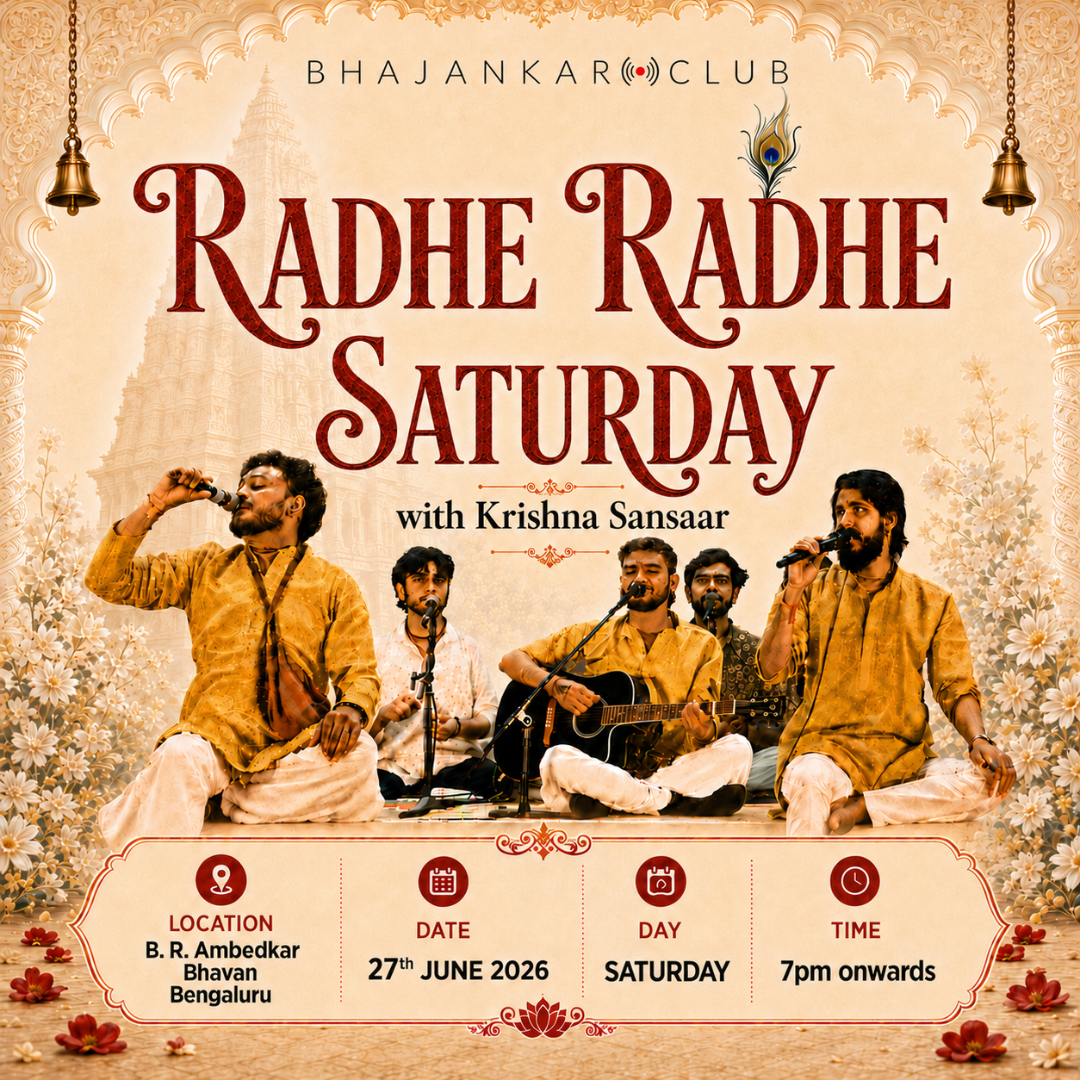 Bhajan Clubbing - The New Wave of Devotion 27th June , Bengaluru