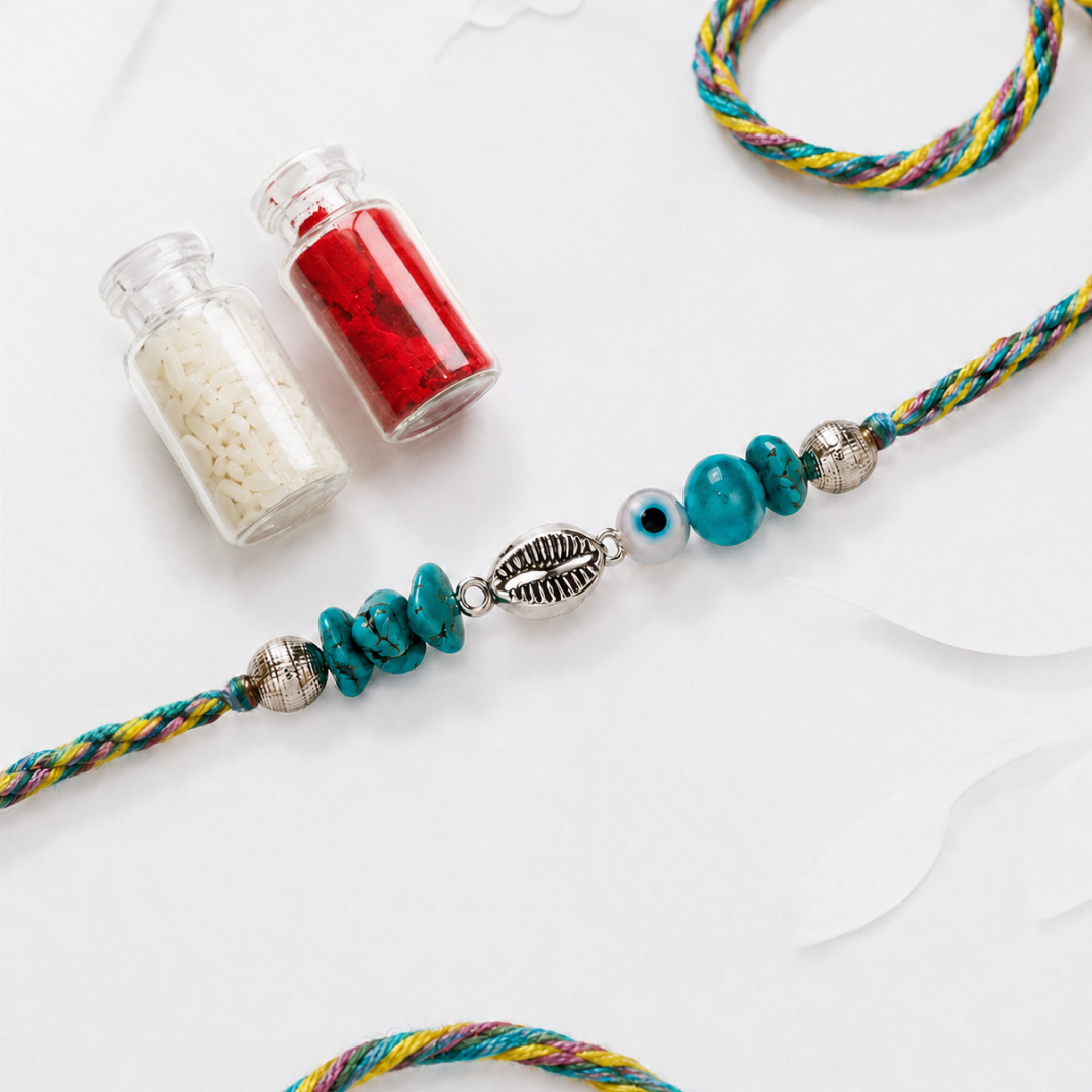 Turquoise Rakhi