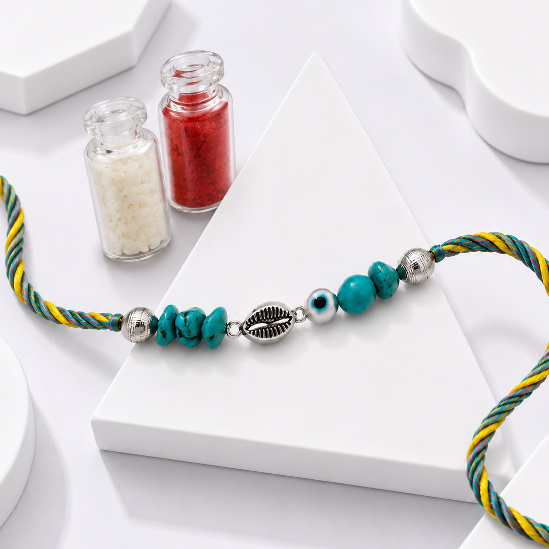 Turquoise Rakhi