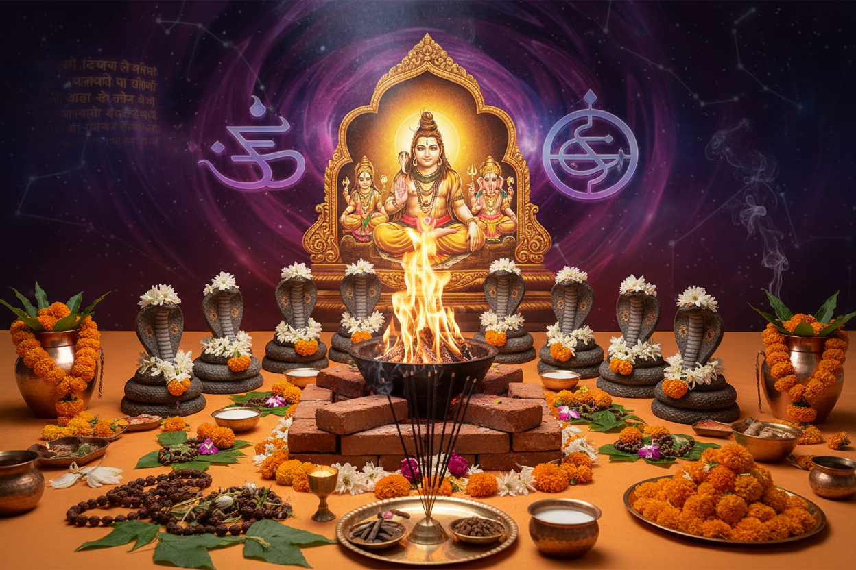 Kaal Sarp Dosh Nivaran Havan, Nav Nag Puja, Rahu-Ketu Shanti & Shiva Parivar Pujan