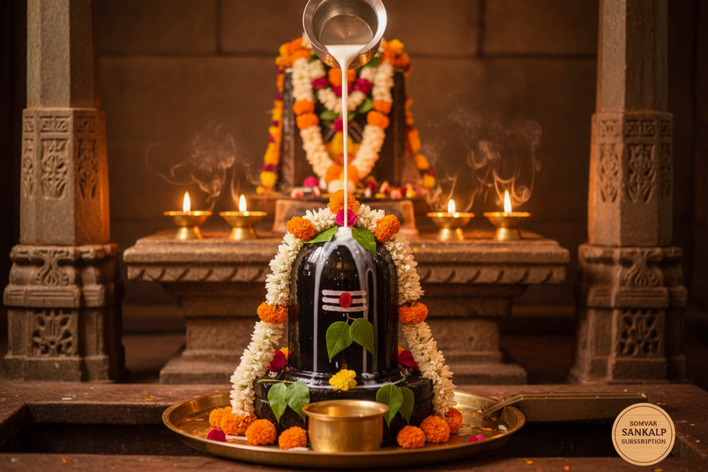 Somvar Sankalp Subscription – Sacred Dugdhabhishek on All Four Shravan Somvar