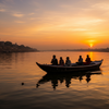 Sunset Boat Ride on the Ganga